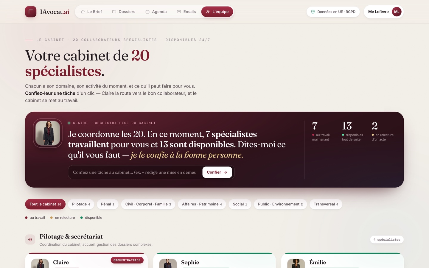 IAvocat.ai — L'équipe